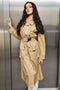 Bež klasični baloner s remenom – Timeless trench look