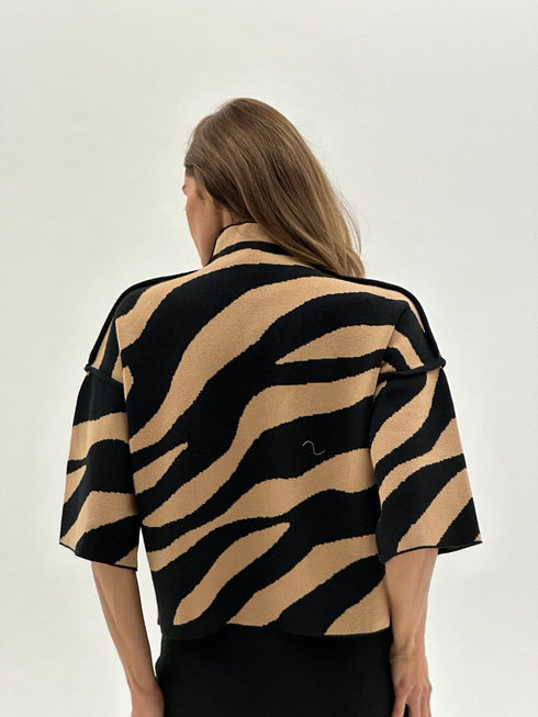 Džemper s animal uzorkom – Statement knit