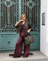 Satin Set – Bordeaux