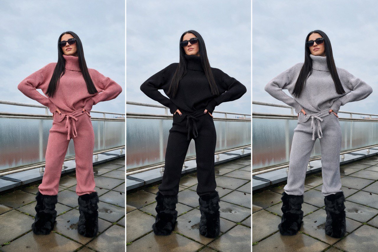 Pleteni komplet Soft Knit